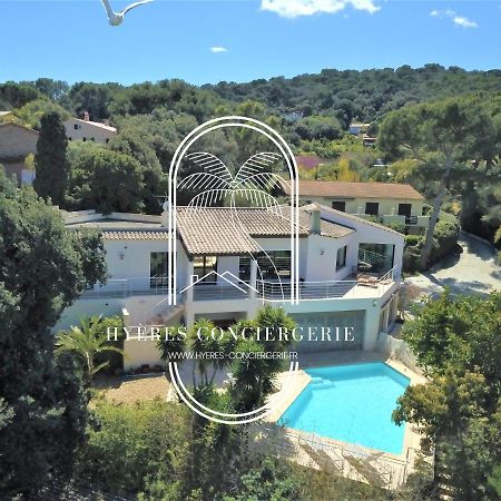 Villa L'Arbanaise Vue Mer Piscine Presqu'Ile Giens By Hc Hyères Exterior foto