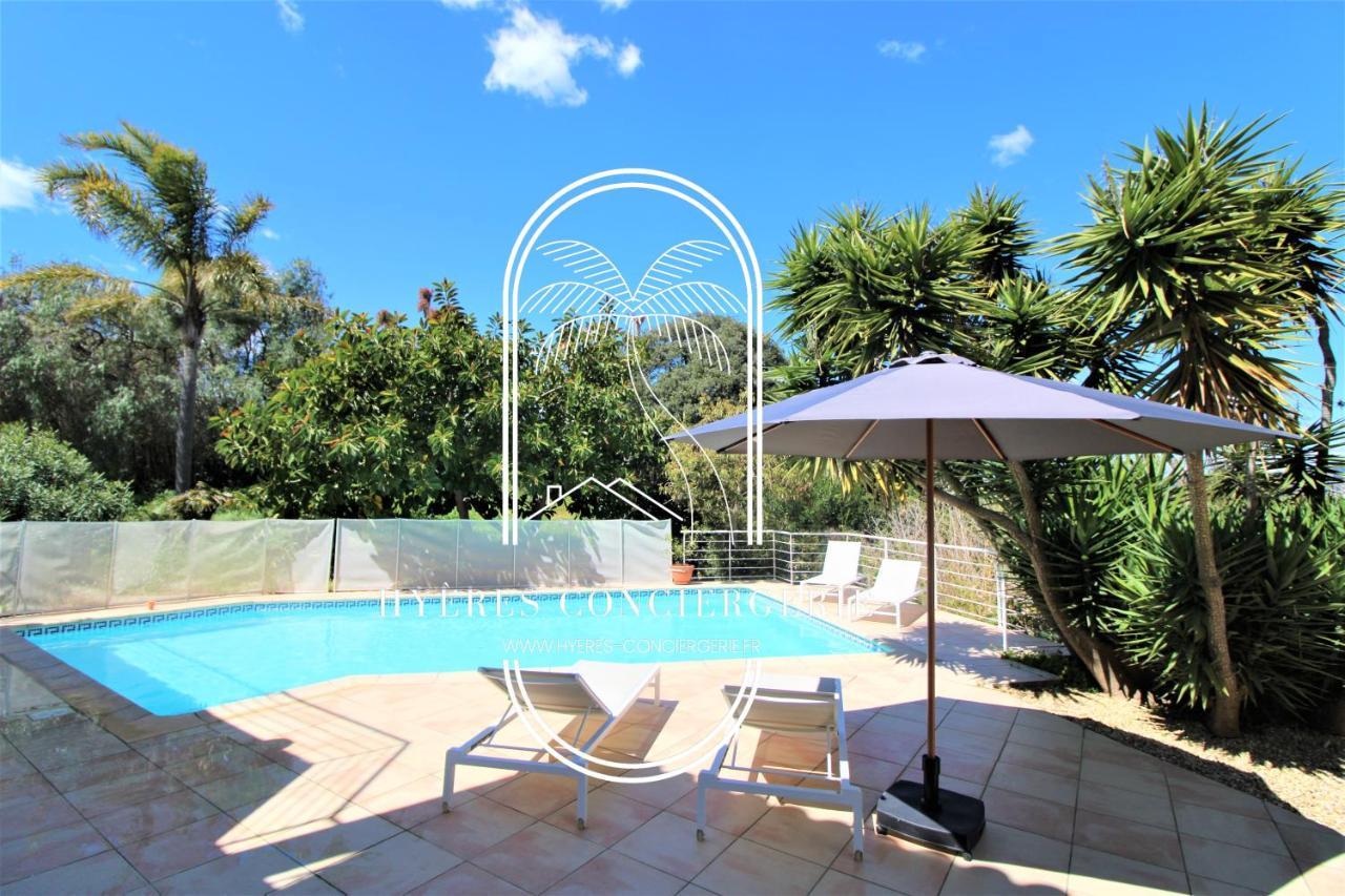 Villa L'Arbanaise Vue Mer Piscine Presqu'Ile Giens By Hc Hyères Exterior foto